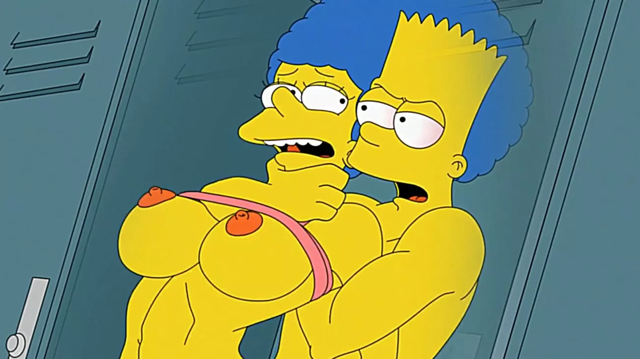 1302px x 730px - Marge And Bart In The Gym [Nikisupostat][1080p]