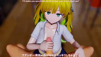 A story about a girl who gives a hand job to a nerd-friendly gal and has sex with her