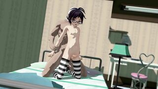 Little sissy fucked by masked man