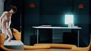 Claire, masturbation in the room