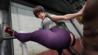Yuri Sakazaki trial for entrance to toe KOF tournament. (blacked) [Greatojama]