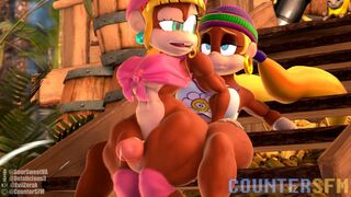 2 Monkeys, 1 Banana [Futa x Female]