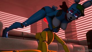 Bonnie stuffing Chica