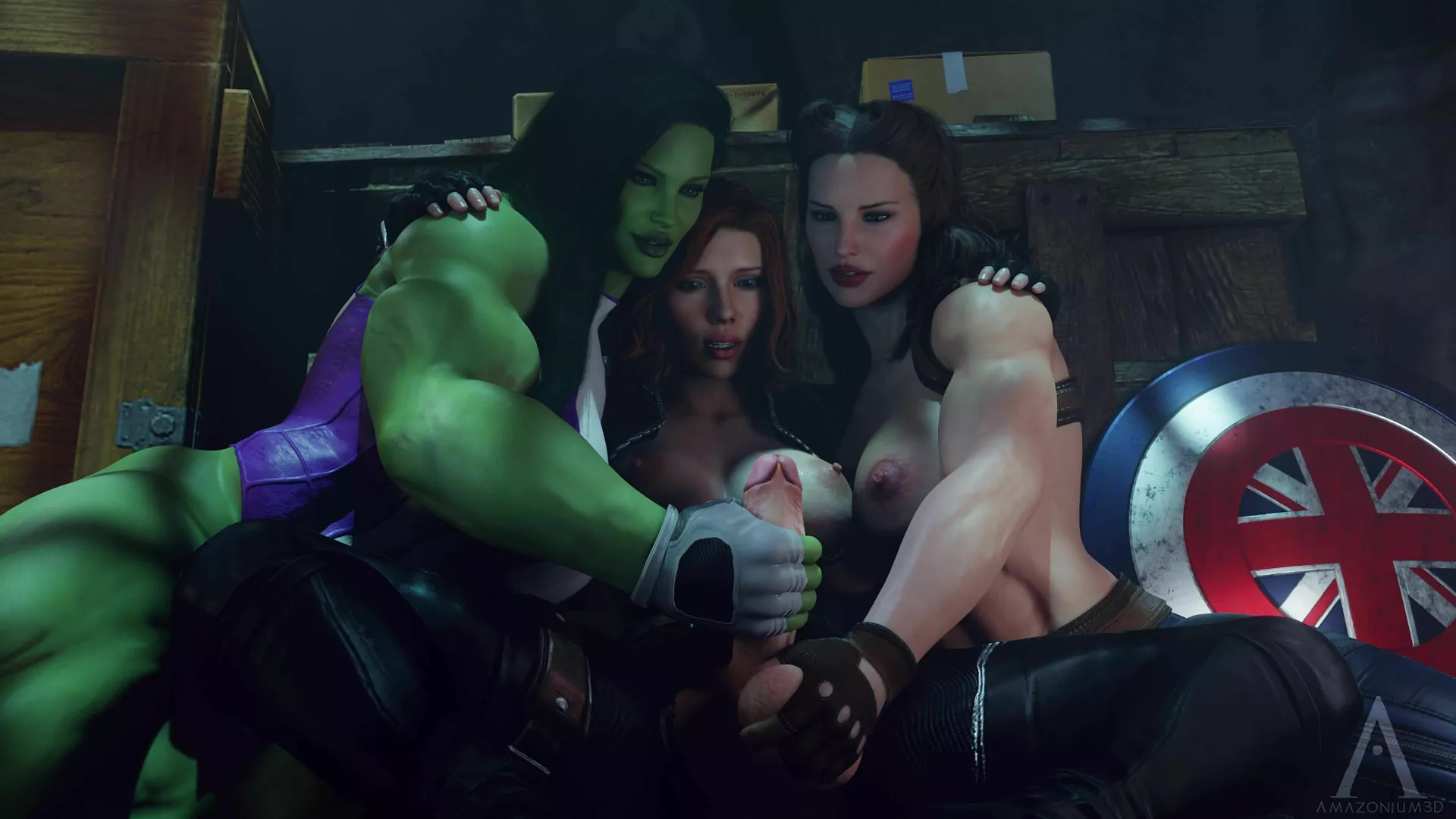 She Hulk - She-Hulk, Widow and Carter