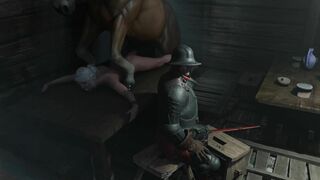 ZMSFM Ciri and Horse Front Angle