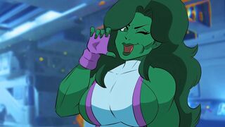 Humping She-Hulks Face [Funsexydragonball]