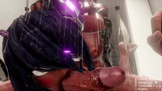 [Remaster] Birdway - Shower Scene [FutaDom, Futa x Female]