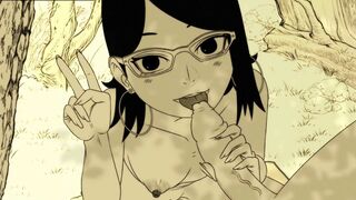 Step By Step Of Sarada [Sound][Angel]
