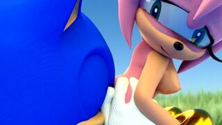 Sonic Licking Amy [ganondork]