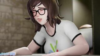 What happens inside the "blacked" Room Mei [Aphy3d]
