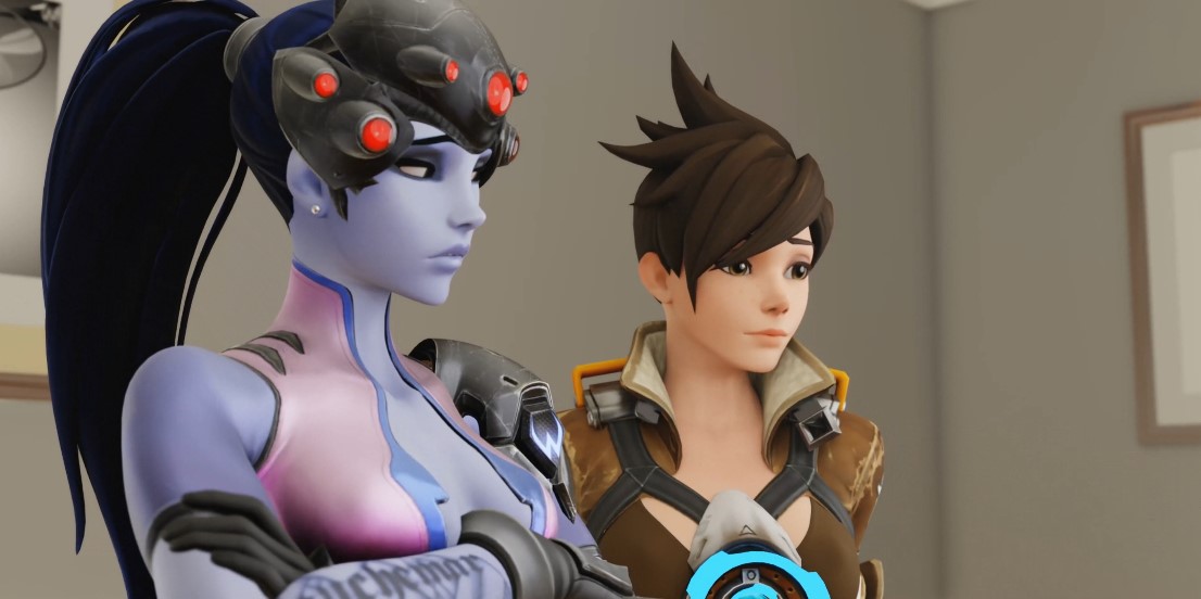 Symmetra Widowmaker And Tracer 4k Blacked Aphy3d