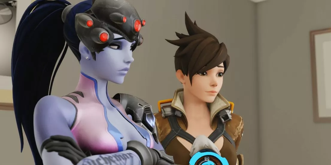Tracer Porn - Symmetra Widowmaker And Tracer [4K][Blacked][Aphy3d]