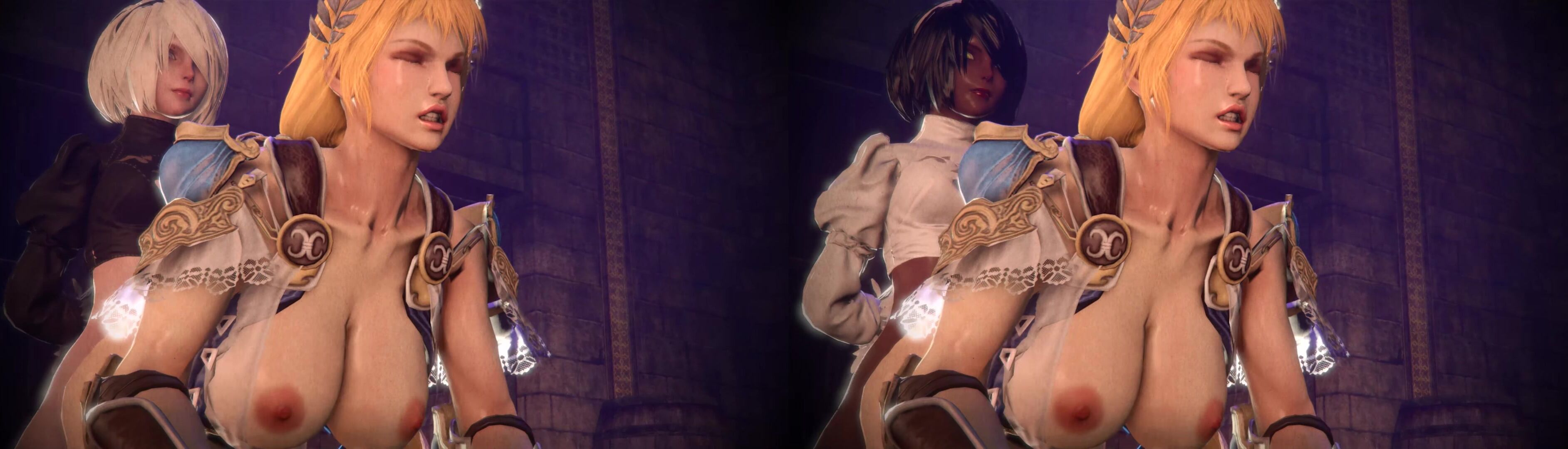 Bro 2b 2p X Sophitia Split Screen