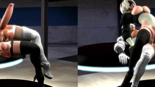 [Fak3d3athSFM] 2B x 2P (Split Screen)