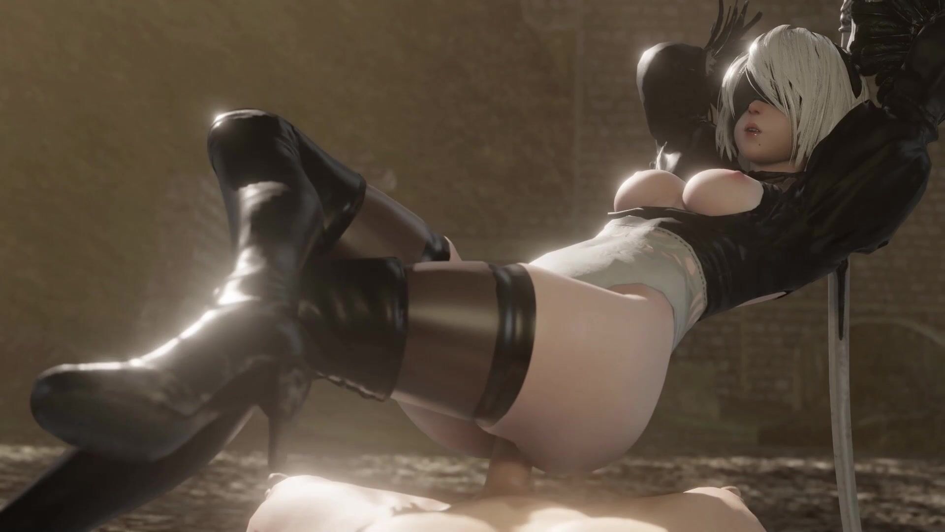 2b Crossed Legs Grinding Lazyprocrastinator