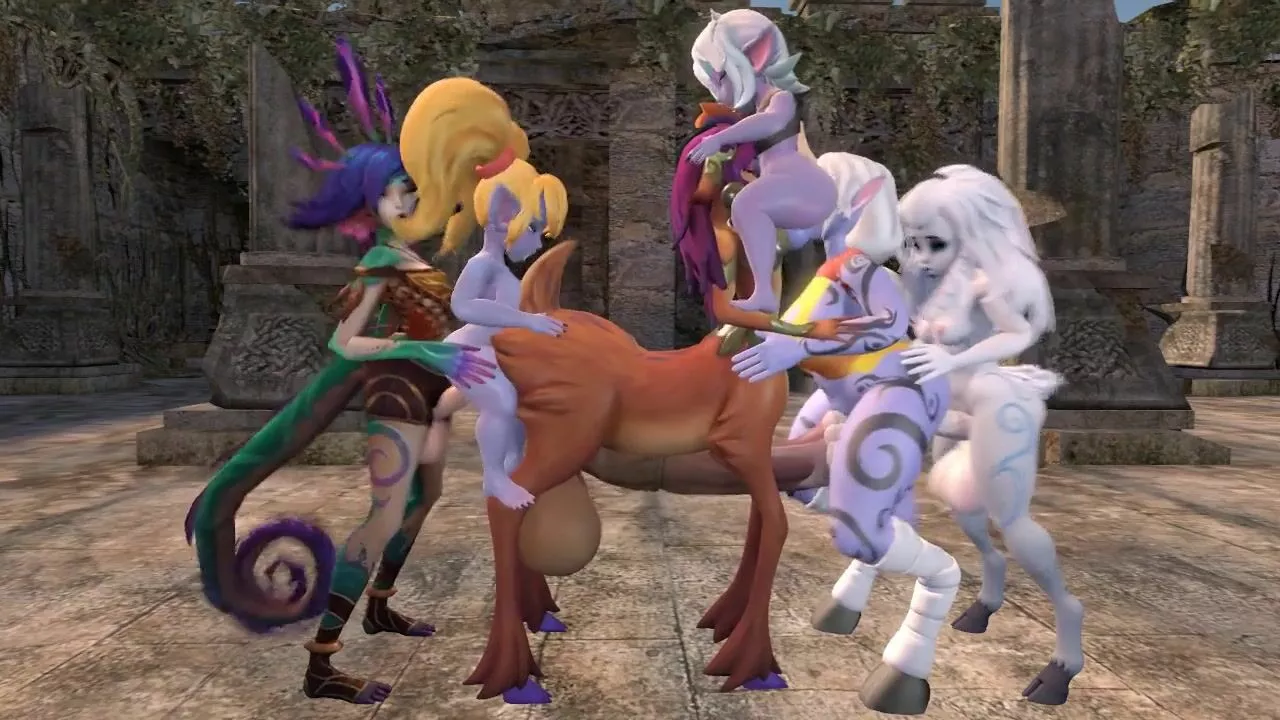 futa anthro gangbang