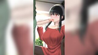 Yor blowjob【Consome】