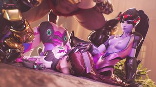 D.Va & Widow - Doom Ganked [Kreamu]