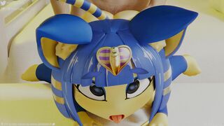[Animal Crossing] Ankha Surprised [4K] [with sound]