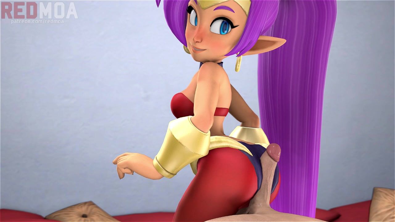 Shantae Makes Him Cum From Her Ass Cheeks