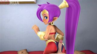 Shantae dances against his dick