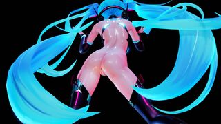 Miku Ass Bomb! (Oiled) 初音ミク