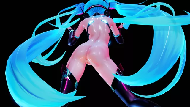 Miku Ass Porn - Miku Ass Bomb! (Oiled) åˆéŸ³ãƒŸã‚¯