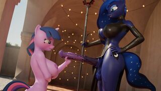 Luna X Twilight Kneel Hj [Erostud]