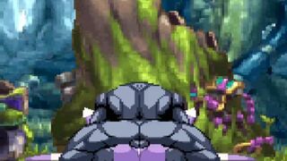 Kuromaru breached into Meinshao womb and Ovaries