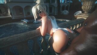 Mercy enjoying her OW BBC resort vacation [4k][VGErotica]