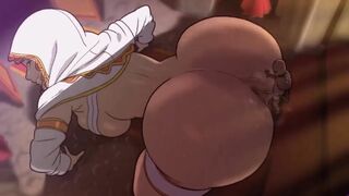 Princess Gwynevere Doggystyle Anal ft. Delalicious