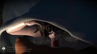 Mei's Midnight Mess [Messy Blowjob]