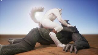 Hardcore werewolf pounding (Gay)