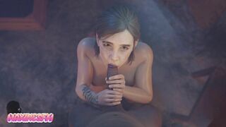 Ellie wanted to practice her oral techniques on "Darnell" again. [MaxineSFM]