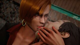 Lisa Hamilton Kissing [Raizenstudio]