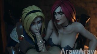 Katarina & Lux BlowJob [ArawAraw]