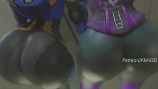 Tracer x Sombra ass bump