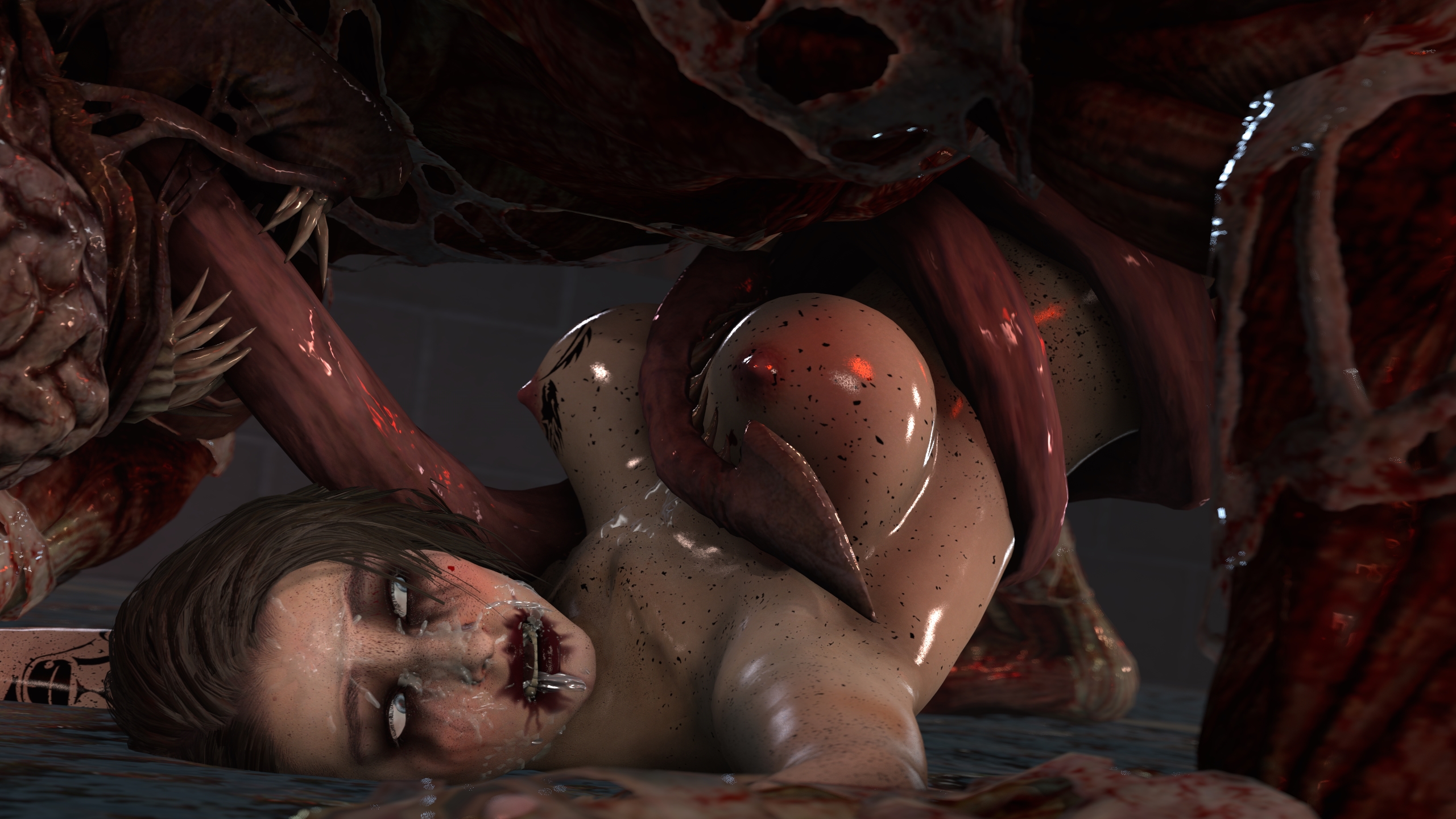 Resident Evil Pregnant Porn - Subject Valentine - The Breeding [VGamesRy]