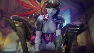 [4K] Widowmaker Riding (Black) [FPSBlyck]