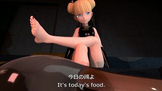 be bullied on Alicia's foot