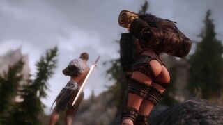 Dragonborn Gains Lydia as his Personal Housecarl by Izzyguy1234