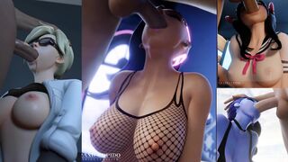 Overwatch Girls Sucking Fat Dicks