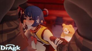 xiangling blowjob (Dragk)