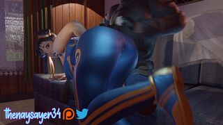 Chun Li - Spanking