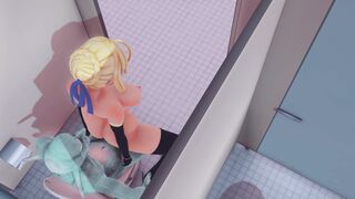 Fate GOblins Saber with big tits (Goutouren)