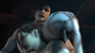 Claire Cock Squatting