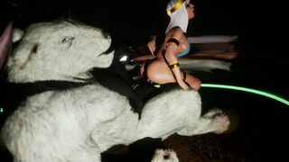 Wild Life - Tanya Cowgirl Double Penetration w/ Grok & Diablo