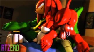 Knuckles and Vector Hot Sex [RTZero]