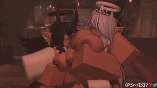 Roblox chick gets fucked (extended)