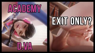 ACADEMY D.VA IS TOO CUTE FOR ANAL | OVERWATCH SFM PMV